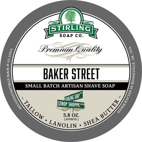 Stirling Soap Company - Shave Soap - Baker Street