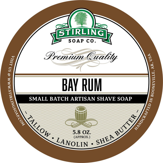 Stirling Soap Company - Shave Soap - Bay Rum