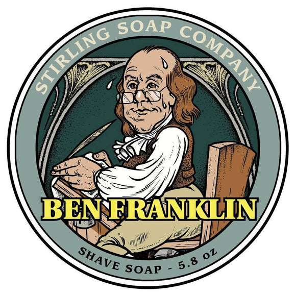 Stirling Soap Company - Shave Soap - Ben Franklin