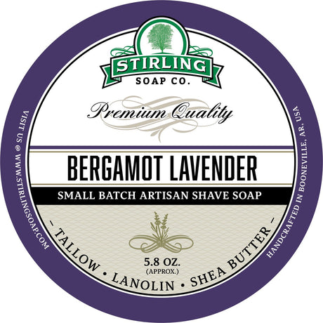 Stirling Soap Company - Shave Soap - Bergamot Lavender