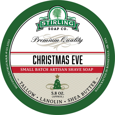 Stirling Soap Company - Shave Soap - Christmas Eve