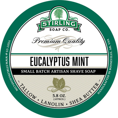 Stirling Soap Company - Shave Soap - Eucalyptus Mint