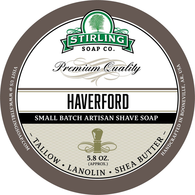 Stirling Soap Company - Shave Soap - Haverford