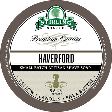 Stirling Soap Company - Shave Soap - Haverford
