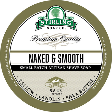 Stirling Soap Company - Shave Soap - Naked & Smooth