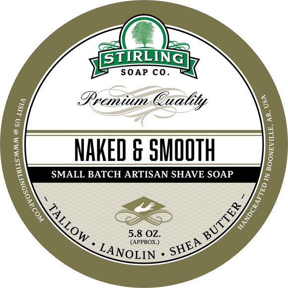 Stirling Soap Company - Shave Soap - Naked & Smooth