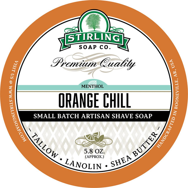 Stirling Soap Company - Shave Soap - Orange Chill