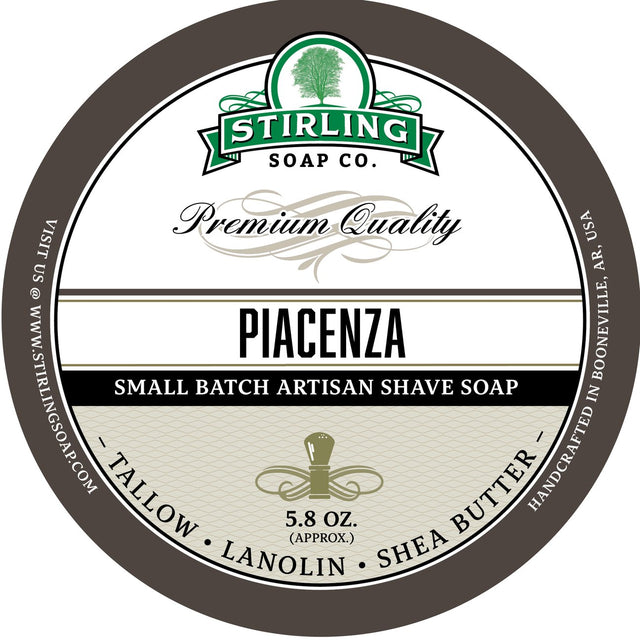 Stirling Soap Company - Shave Soap - Piacenza