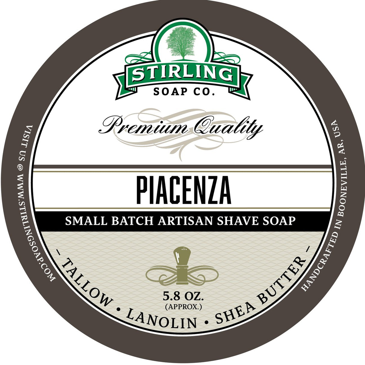 Stirling Soap Company - Shave Soap - Piacenza