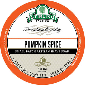 Stirling Soap Company - Shave Soap - Pumpkin Spice