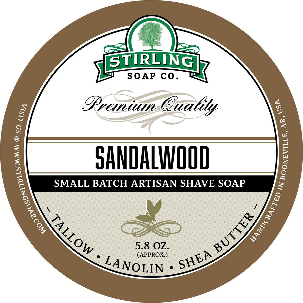 Stirling Soap Company - Shave Soap - Sandalwood