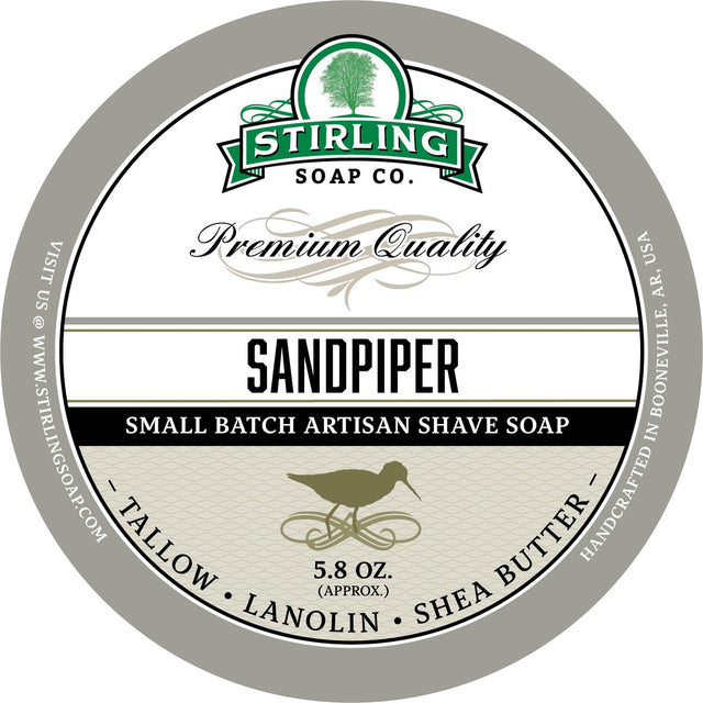 Stirling Soap Company - Shave Soap - Sandpiper