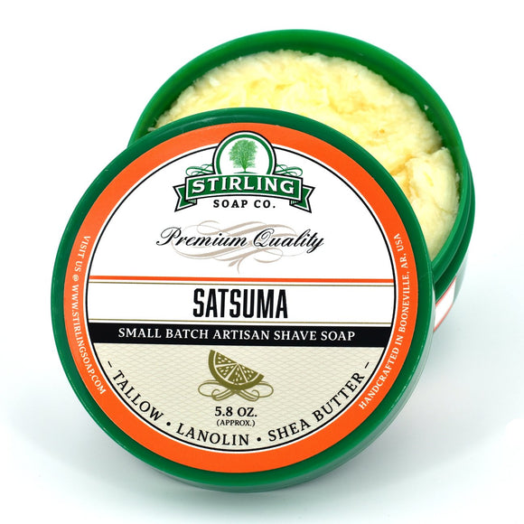 Stirling Soap Company - Shave Soap - Satsuma