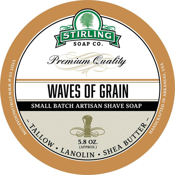 Stirling Soap Company - Shave Soap - Waves of Grain