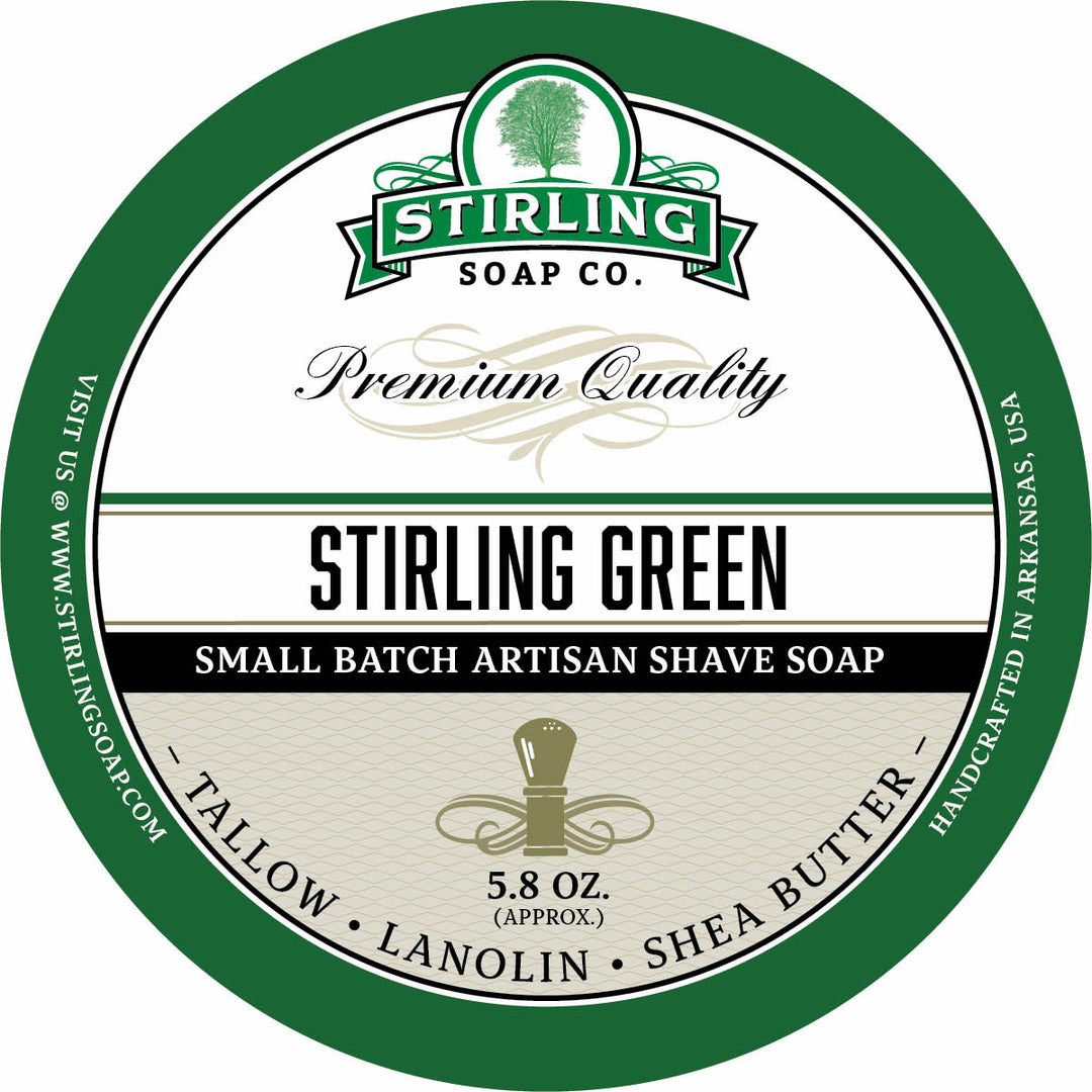 Stirling Soap Company - Stirling Green - Shave Soap