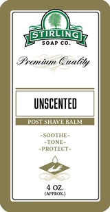 Stirling Soap Company - Unscented - Post-Shave Balm