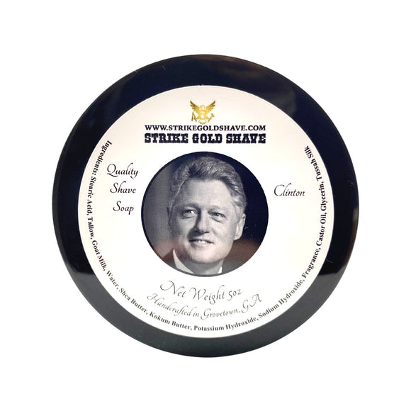 Strike Gold Shave - Clinton - Patriot Base Shave Soap