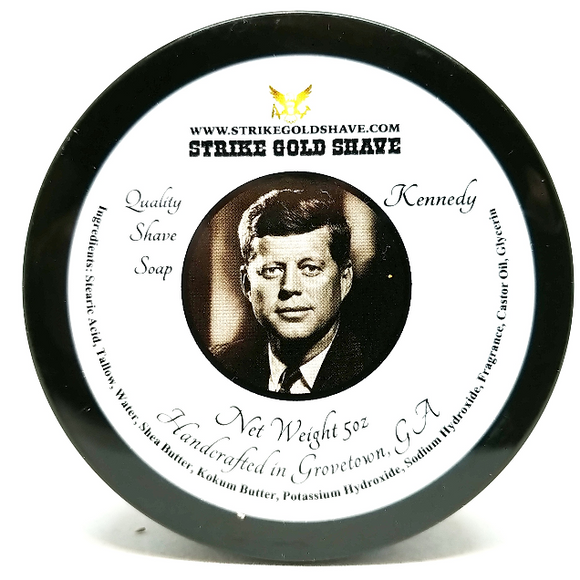 Strike Gold Shave - Patriot Base Shave Soap - Kennedy