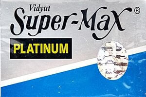 Super-Max - Platinum Double Edge Razor Blades - Pack of 5 Blades