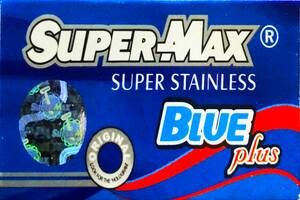 Super-Max - Super Stainless Blue Plus Double Edge Razor Blades - Pack of 10 Blades