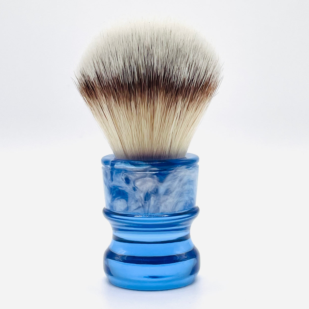 TRC - 24mm Blue Pearl Acrylic - Synthetic Shave Brush