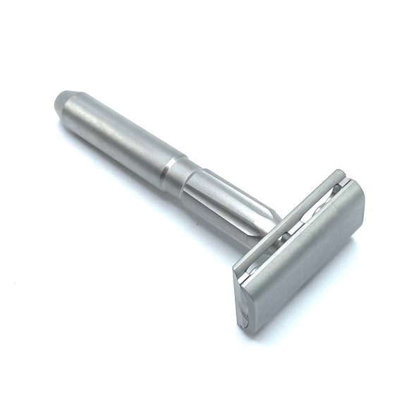 TRC - Stainless Steel Double Edge Safety Razor - Bead Blast Finish