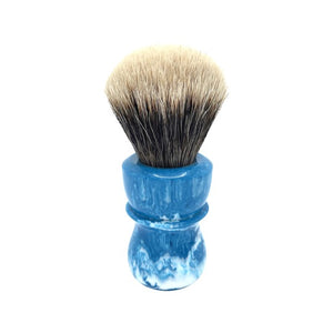 TRC - Wave Chaser - 2 Band Manchurian Badger Doughman Fan Knot - 26mm Resin Handle