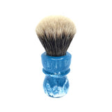 TRC - Wave Chaser - 2 Band Manchurian Badger Doughman Fan Knot - 26mm Resin Handle