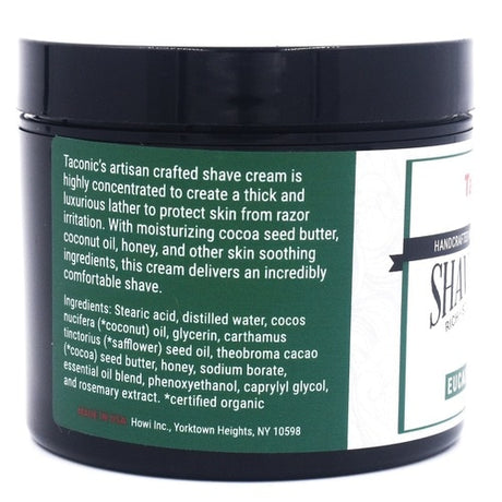 Taconic - Artisan Shave Cream - Eucalyptus And Mint