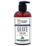 Taconic - Shave Cream In 8 Oz. Pump Bottle - Eucalyptus Mint