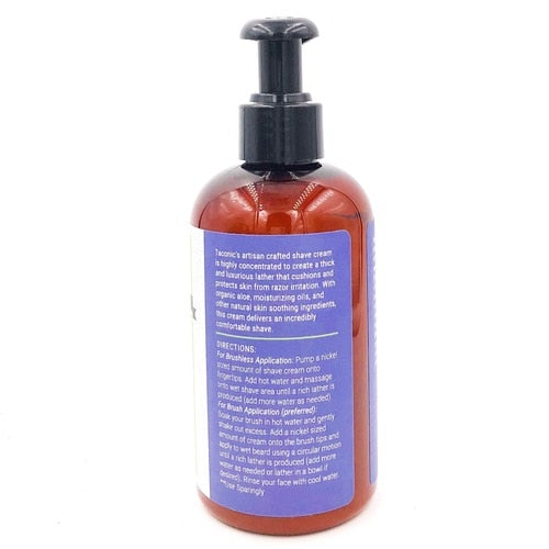 Taconic - Shave Cream In 8 Oz. Pump Bottle - Lavender