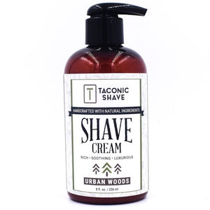 Taconic - Shave Cream In 8 Oz. Pump Bottle - Urban Woods