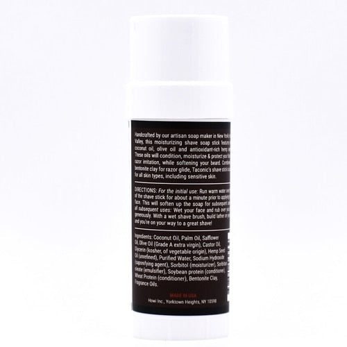 Taconic - Shaving Soap Stick With Hemp Seed Oil - Bay Rum