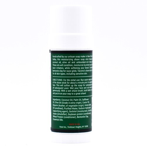 Taconic - Shaving Soap Stick With Hemp Seed Oil - Eucalyptus Mint
