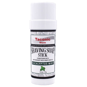 Taconic - Shaving Soap Stick With Hemp Seed Oil - Eucalyptus Mint