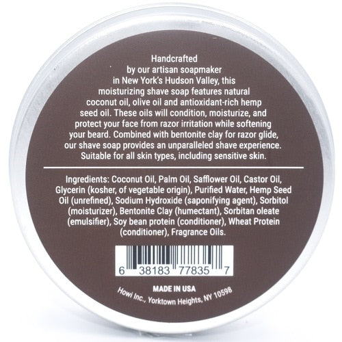 Taconic - Shaving Soap With Hemp Seed Oil - Bay Rum