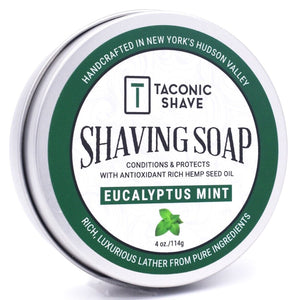 Taconic - Shaving Soap With Hemp Seed Oil - Eucalyptus Mint