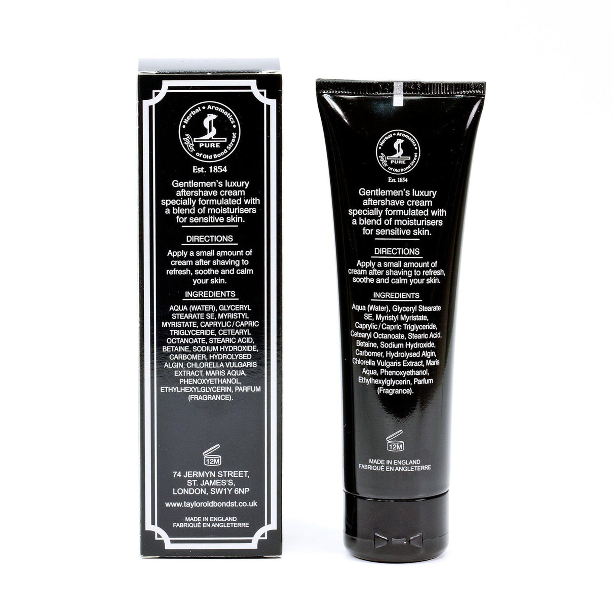 Taylor of Old Bond Street - Jermyn Street Aftershave Cream for Sensitive Skin