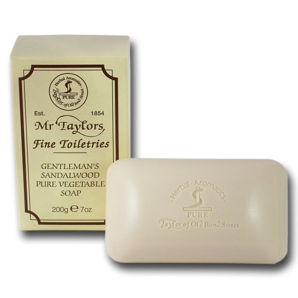 Taylor Of Old Bond Street Gentleman's Pure Vegetable Soap, Sandalwood, 200g