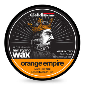 The GoodFellas Smile - Orange Empire - Matte Hair Wax Fiber - Water Based 100ml