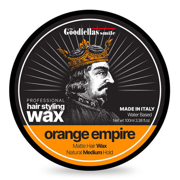 The GoodFellas Smile - Orange Empire - Matte Hair Wax Fiber - Water Based 100ml