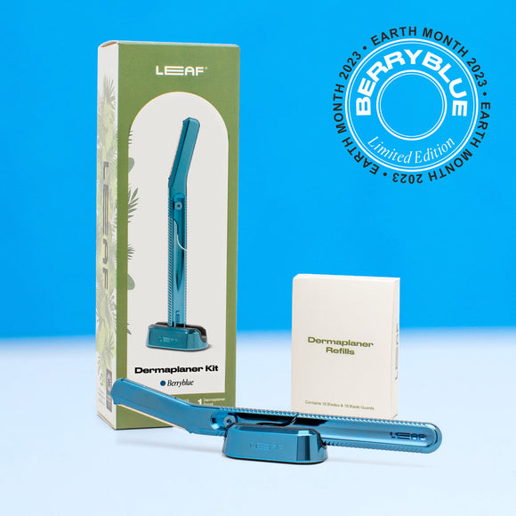 The Leaf - Dermaplaner Kit - Berry Blue