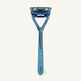 The Leaf Pivoting Head Razor - Berryblue - Leaf