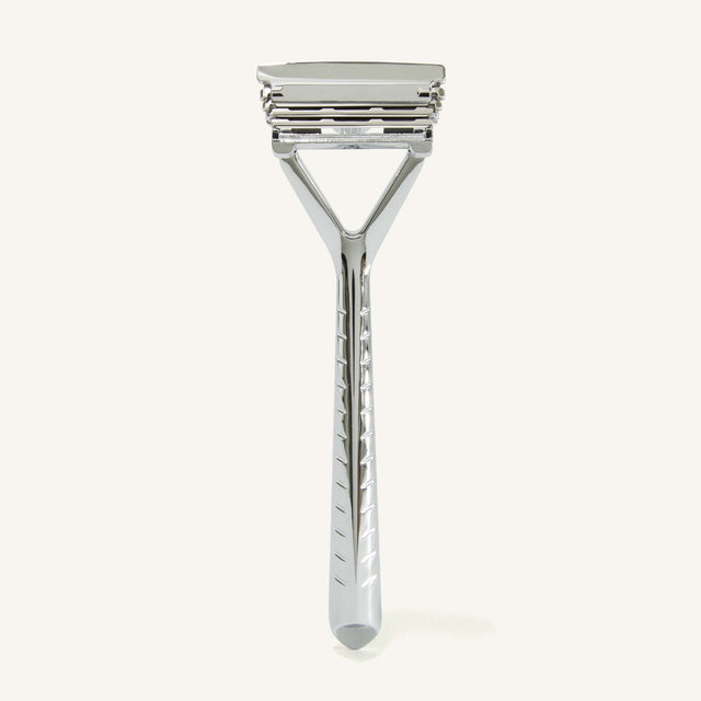 The Leaf Pivoting Head Razor - Chrome - Leaf