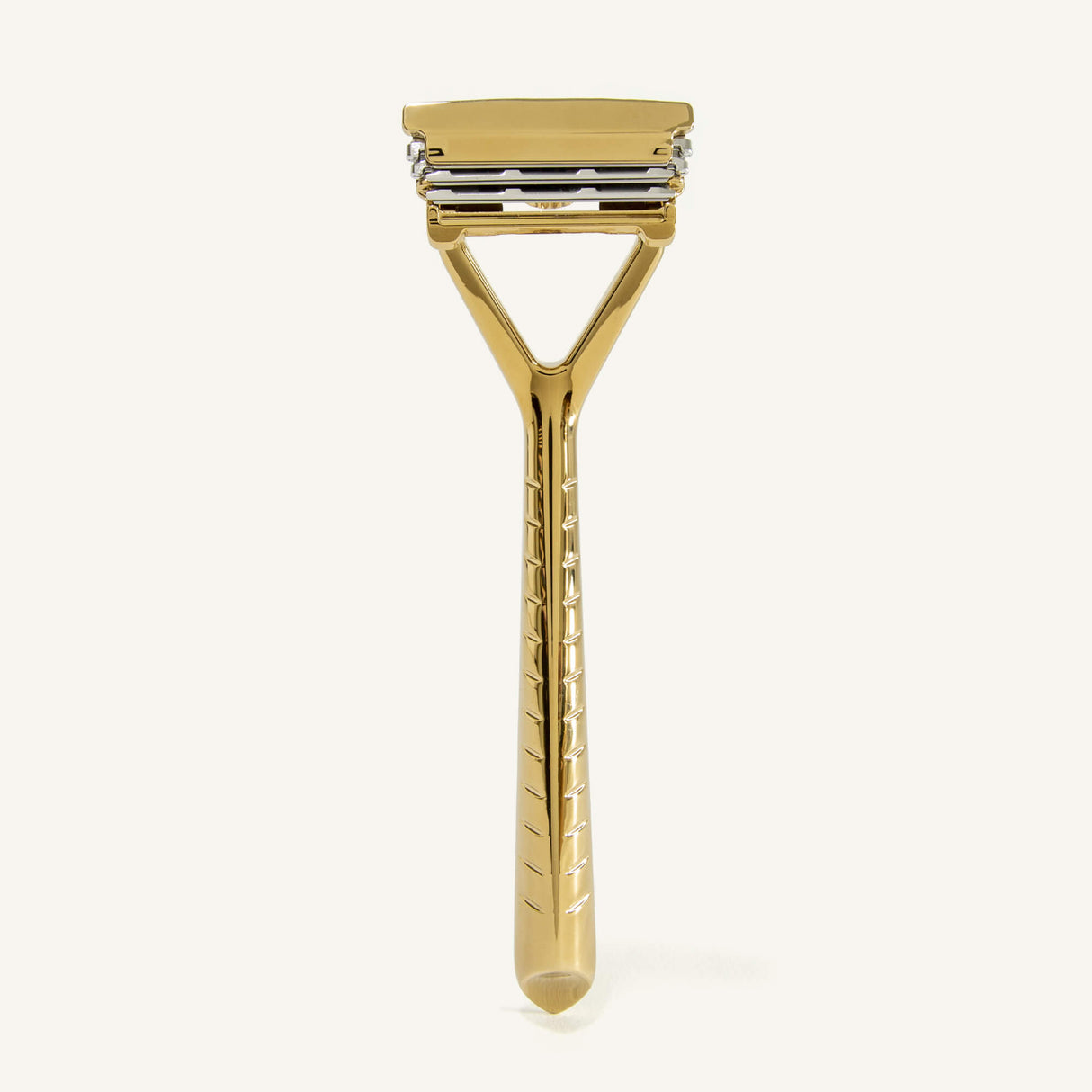 The Leaf Pivoting Head Razor - Gold - Leaf