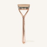 The Leaf Pivoting Head Razor - Rose Gold - Leaf