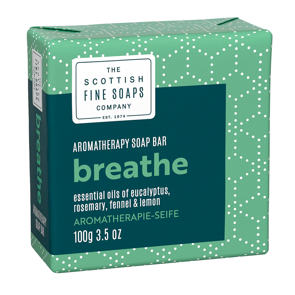 The Scottish Fine Soaps Company - Breathe - Aromatherapy Soap Bar