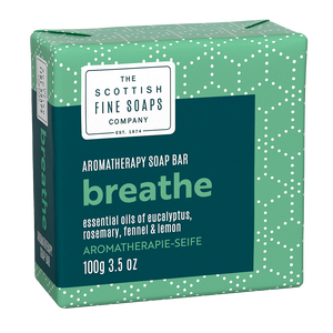 The Scottish Fine Soaps Company - Breathe - Aromatherapy Soap Bar