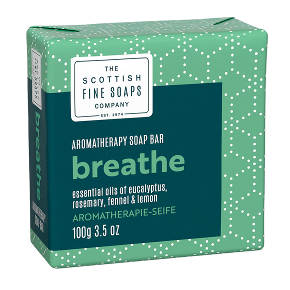 The Scottish Fine Soaps Company - Breathe - Aromatherapy Soap Bar