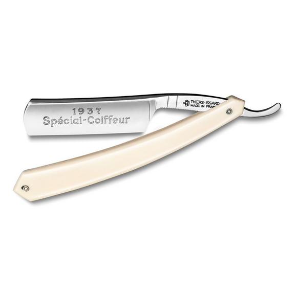 Thiers-Issard - 6/8 Straight Razor Coiffeur White - Shave Ready
